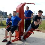 OUTDOOR OPEN MULTIGYM KOG 02A 5 STATION (Black Pipe)