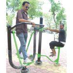 OUTDOOR OPEN MULTIGYM KOG 06 3 IN 1 (Galvanised Pipe)